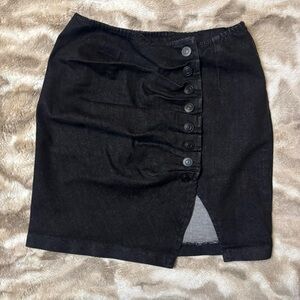 Denim skirt short